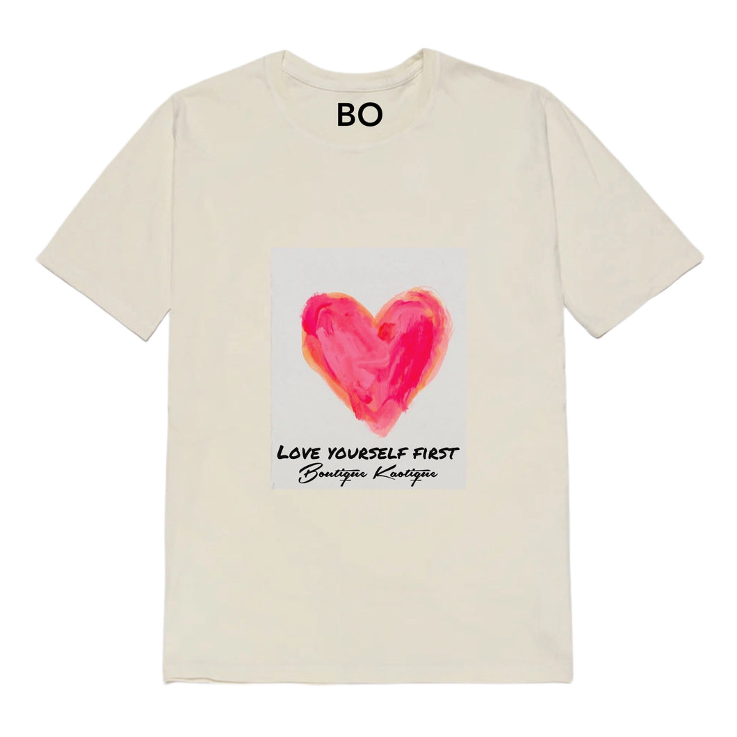 Love Yourself First Organic Cotton T-Shirt.